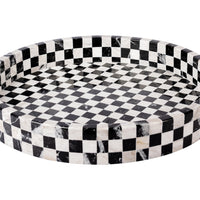 Round Checkers Tray